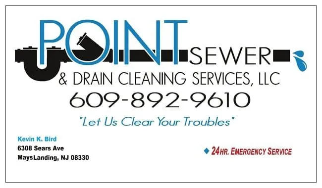 Slide of Point Sewer and Drain Cleaning