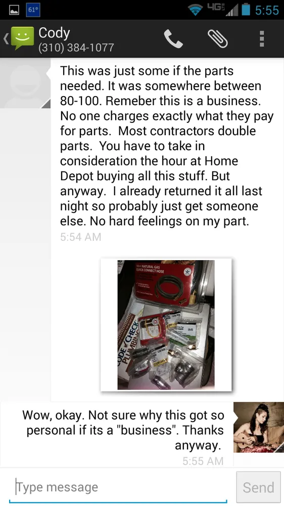 Slide of Polansky Plumbing