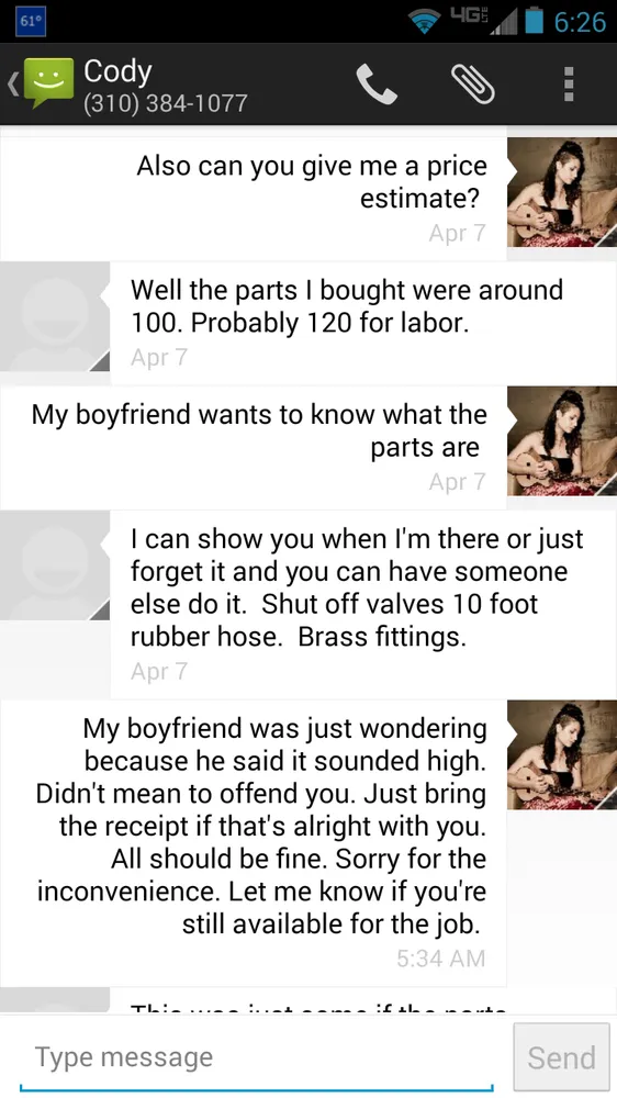 Slide of Polansky Plumbing