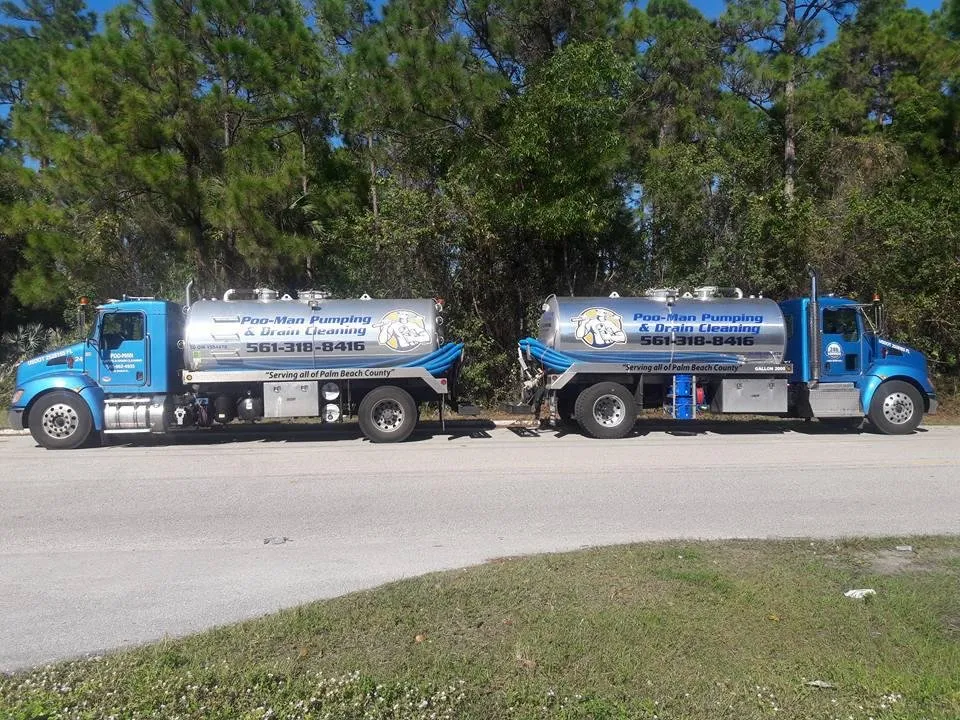 Slide of Poo-Man Pumping and Drain Cleaning