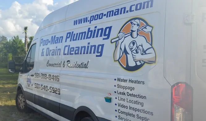 Slide of Poo-Man Pumping and Drain Cleaning