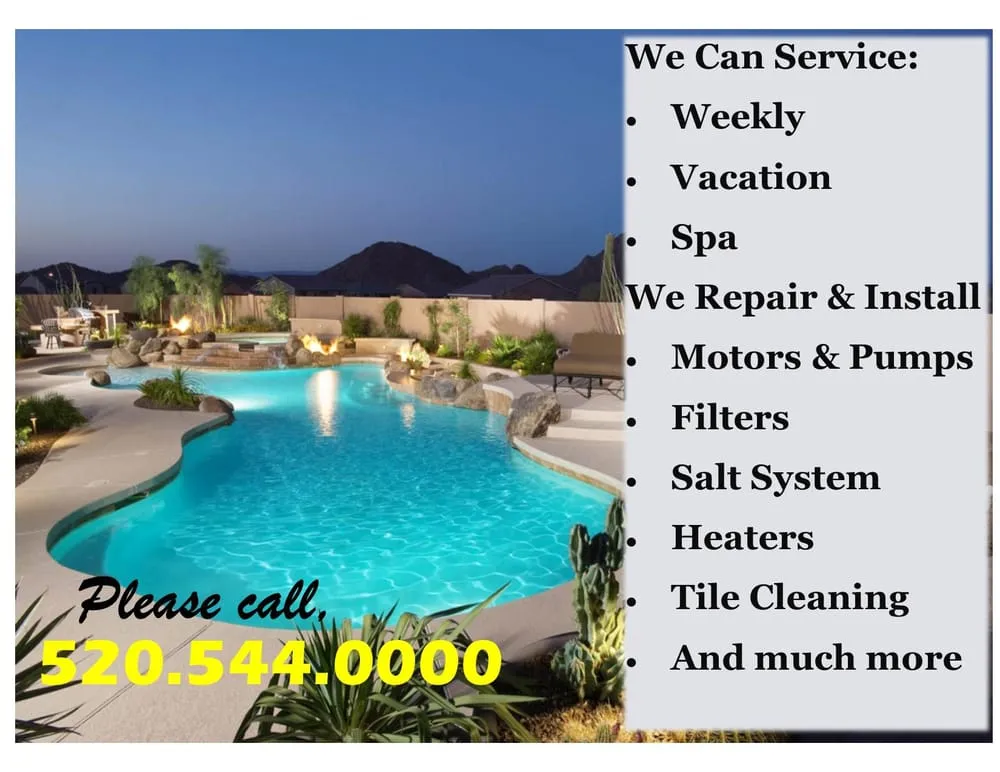 Trusted plumbing repair for homes in Tucson, AZ by Pool Hawk Pool Repair & Service