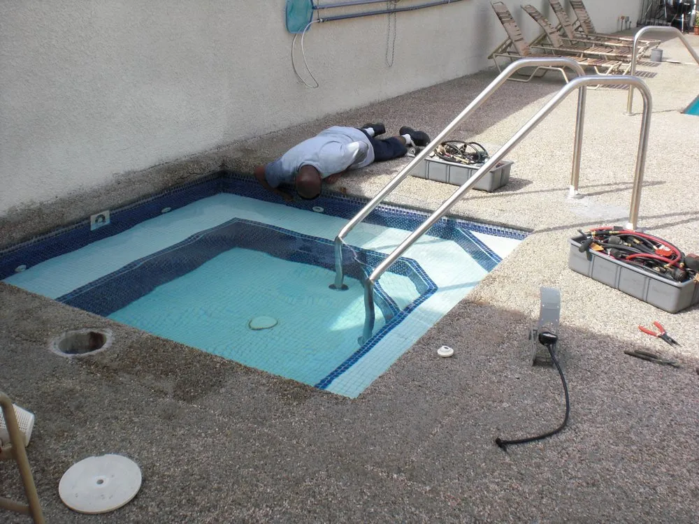 Slide of Pool Leak Inspections