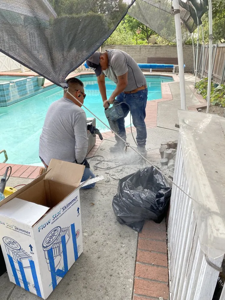 Slide of Pool Leak Inspections