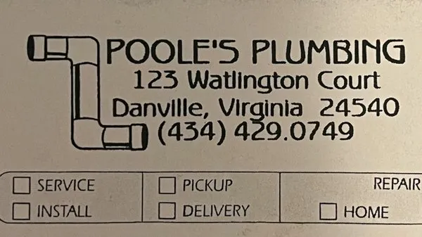 Poole’s Plumbing
