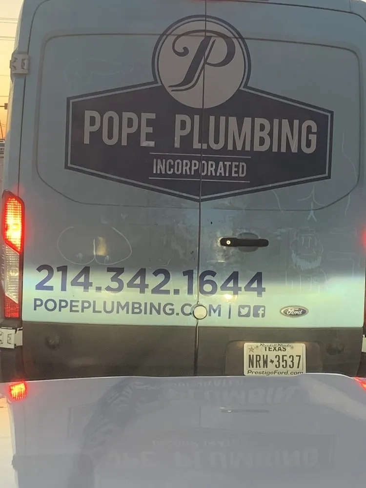 Slide of Pope Plumbing