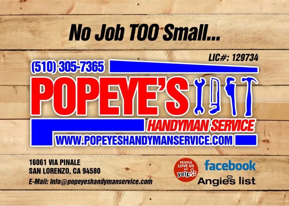 Affordable water heater service for homes in Sacramento, CA by Popeyes Handyman Service