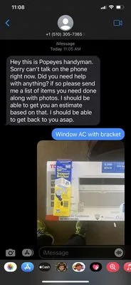 Popeyes Handyman Service Logo