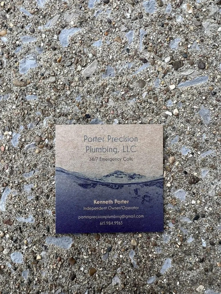 Slide of Porter Precision Plumbing