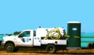 Slide of Potty Shacks