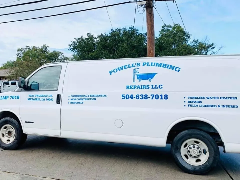 Slide of Powell's Plumbing