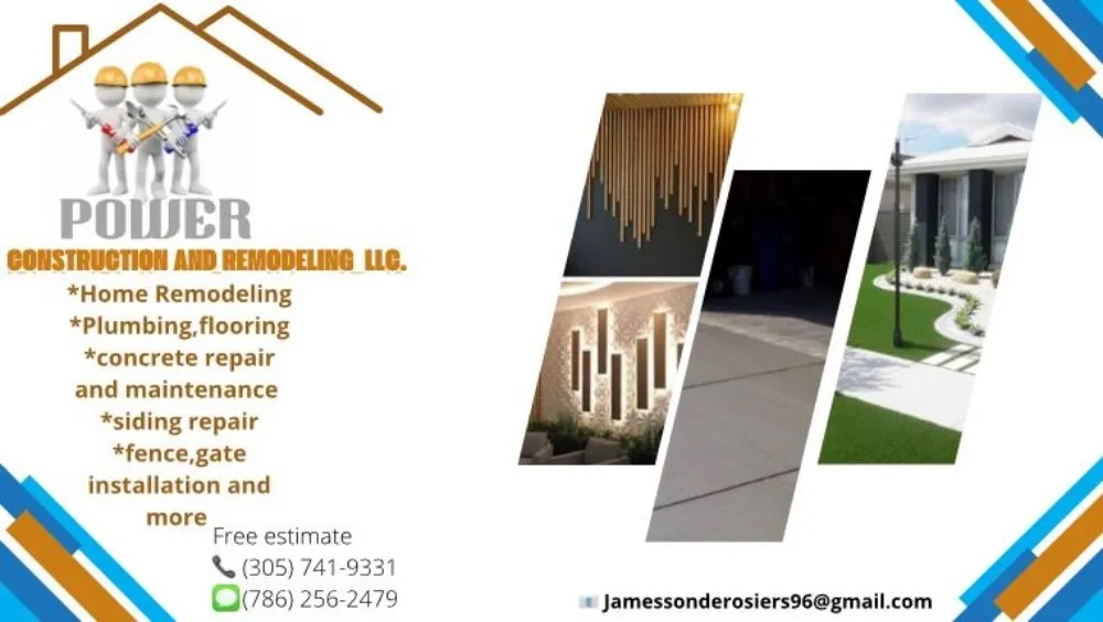 Slide of Power Construction and Remodeling