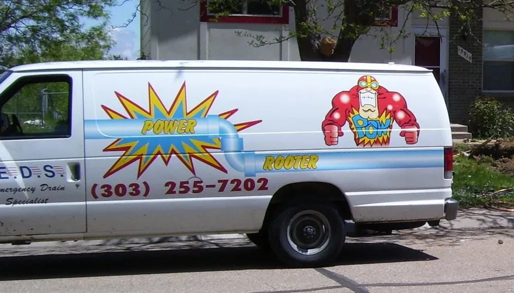 Slide of Power Rooter Drains