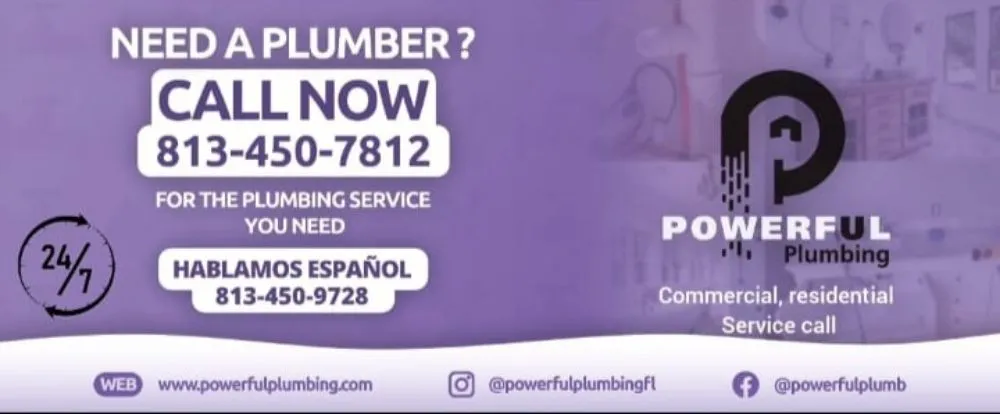 Top-rated drain cleaning in Tampa Bay, FL by Powerful Plumbing