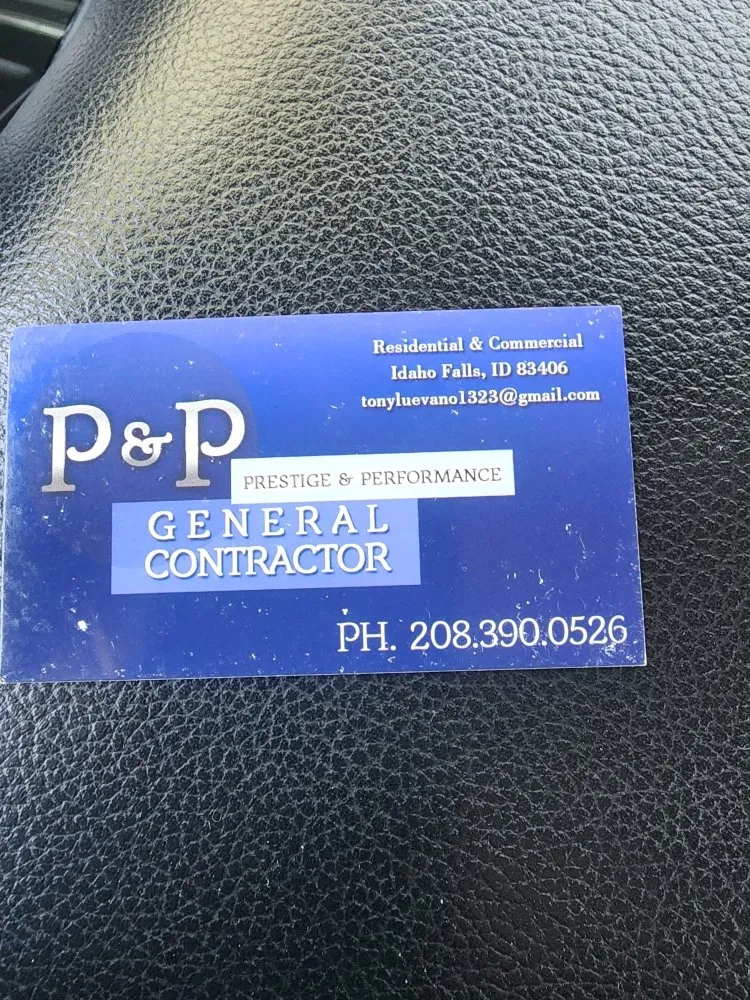 Slide of P&P General Contractors