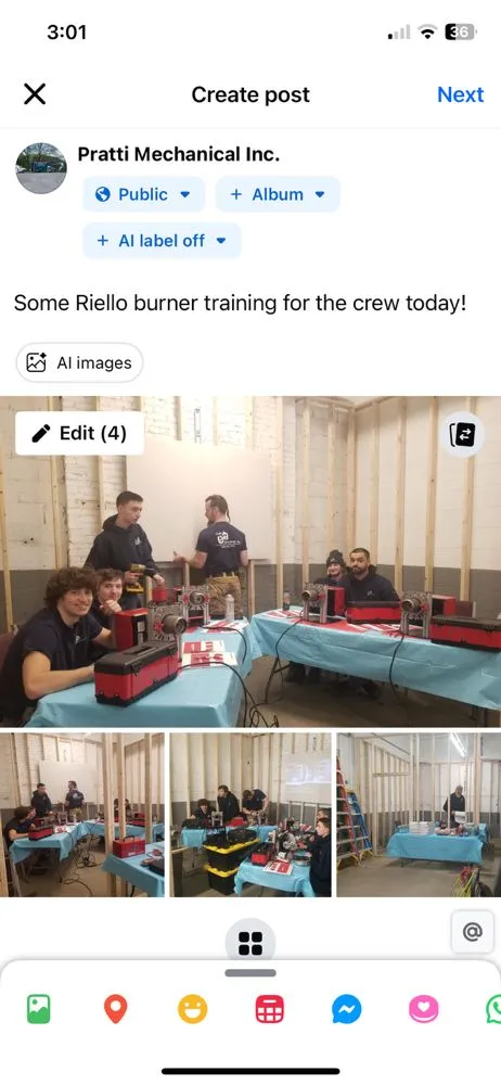 Slide of Pratti Mechanical