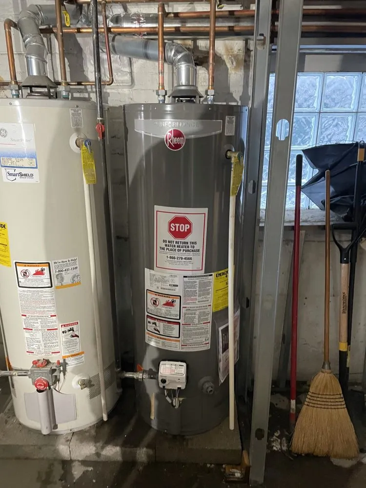 Affordable water heater service in Franklin Park, IL by Precision heating cooling and plumbing