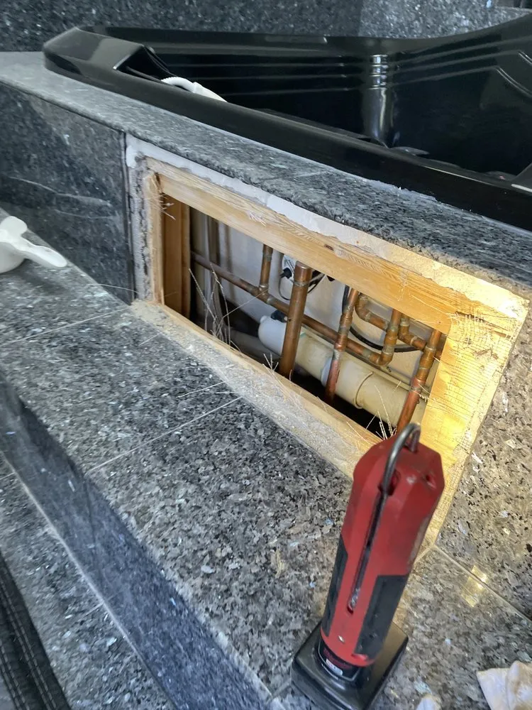 Slide of Precision heating cooling and plumbing