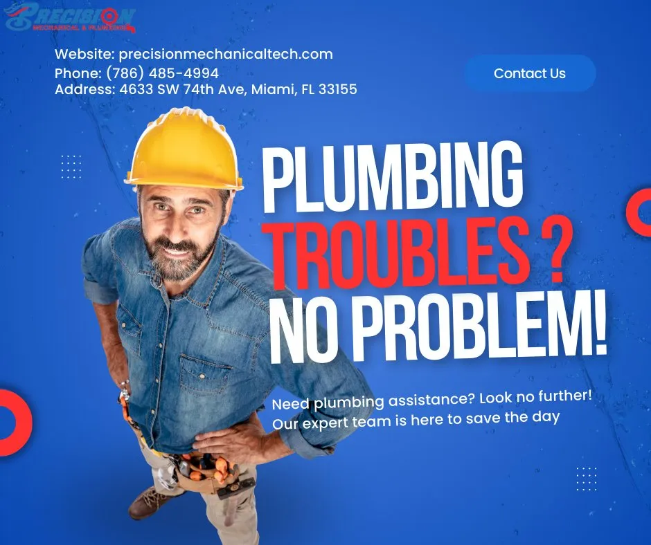 Slide of Precision Mechanical and Plumbing