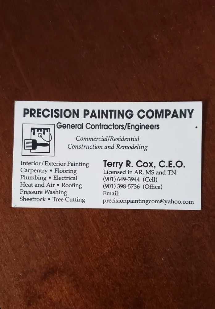 Slide of Precision Painting Company