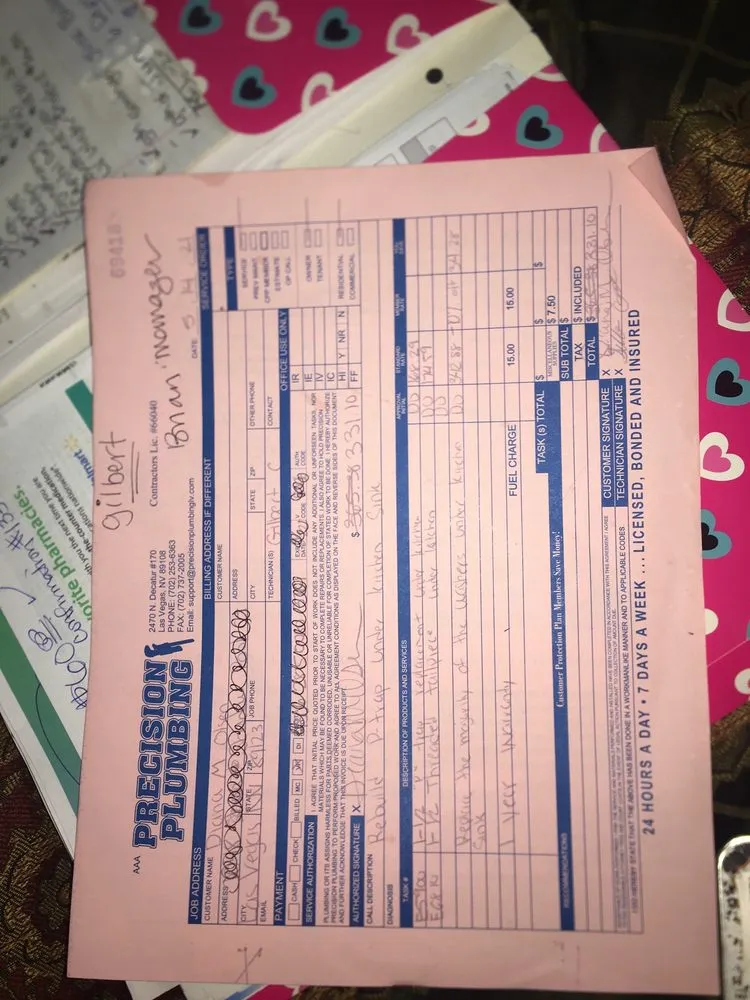 Slide of Precision Plumbing