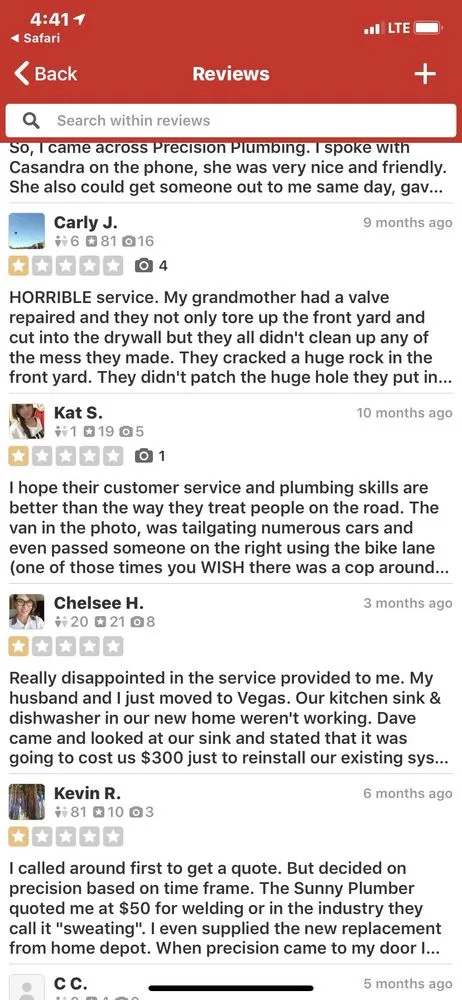 Emergency water heater service experts serving Las Vegas, NV - Precision Plumbing