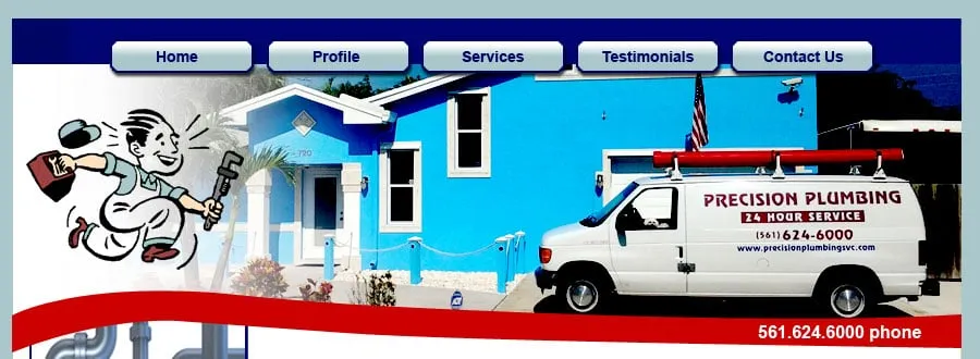 Slide of Precision Plumbing