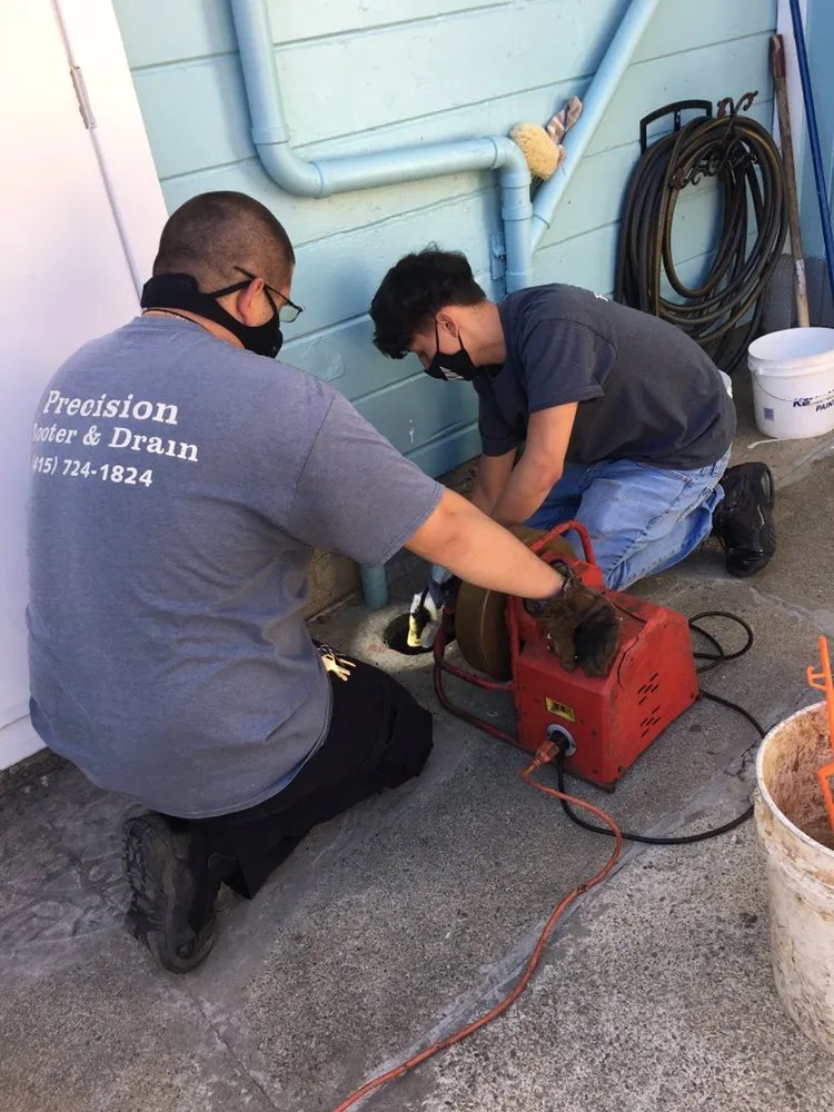 Slide of Precision Rooter & Drain