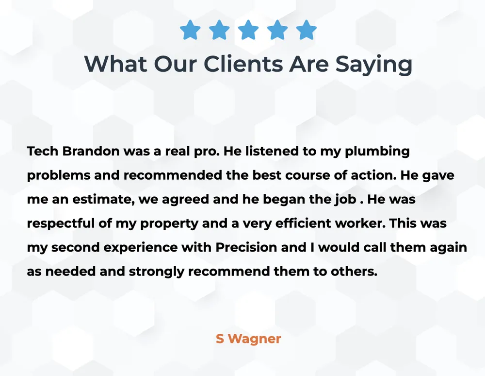 Slide of Precision Today Plumbing Heating Cooling Electrical