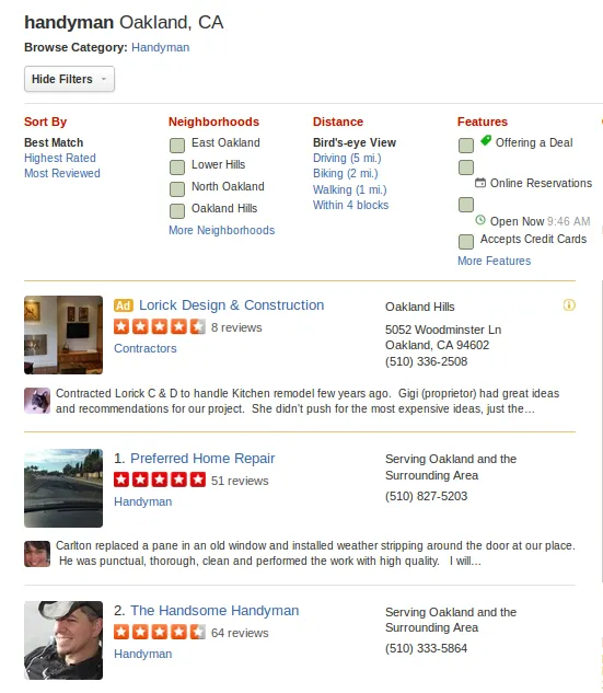 Slide of Preferred Home Repair Handyman