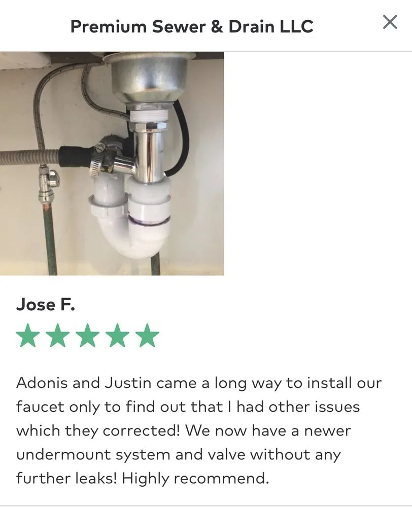 Slide of Premium Sewer & Drain