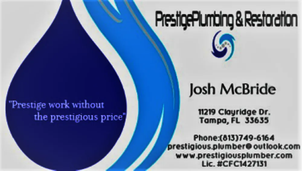 Slide of Prestige Plumbing and Restoration
