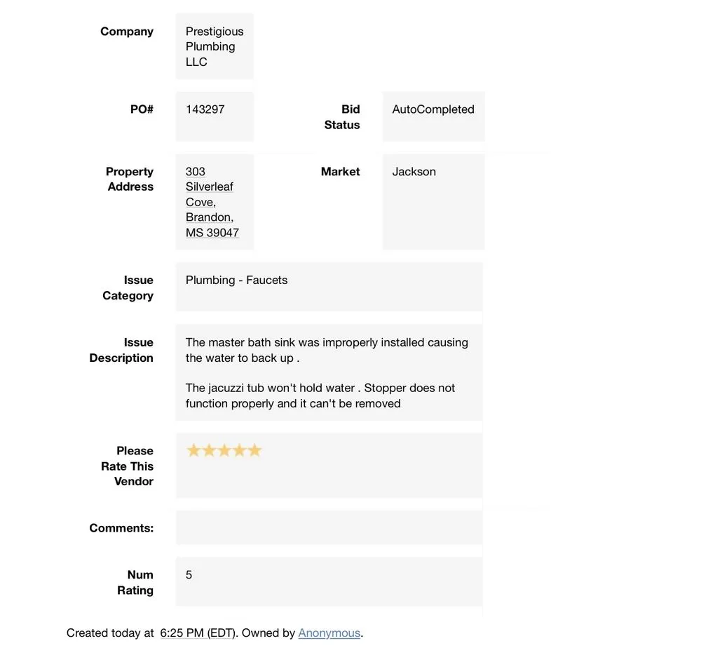 Slide of Prestigious Plumbing