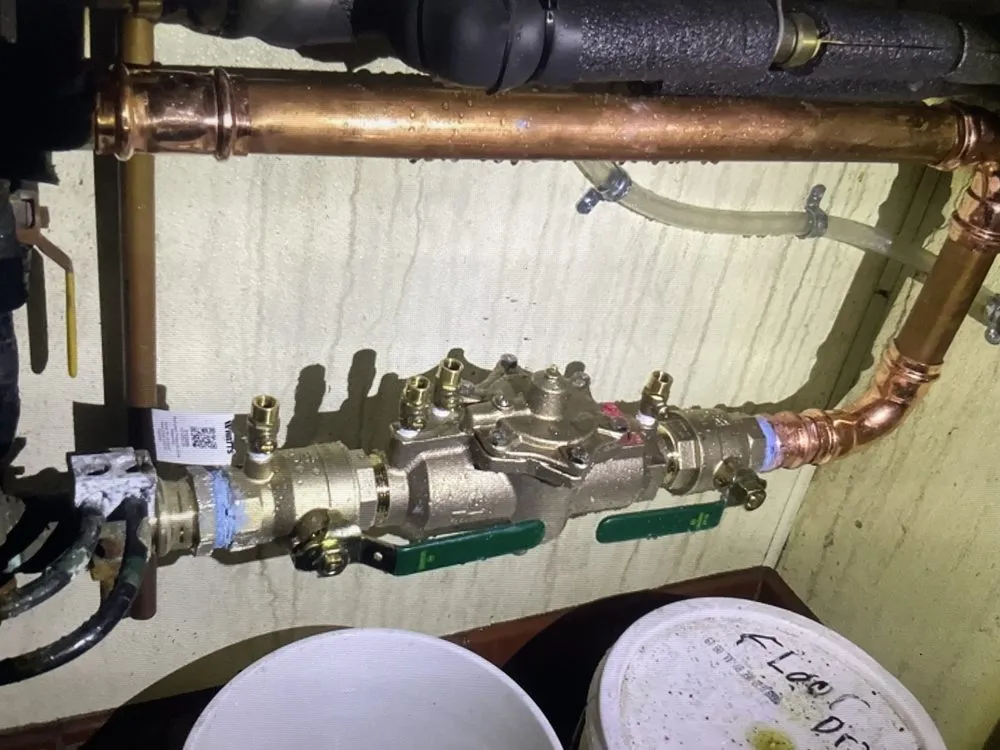 Slide of Preventative Backflow