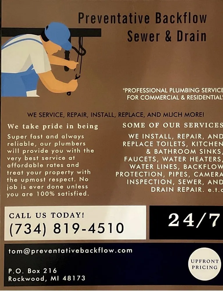 Slide of Preventative Backflow