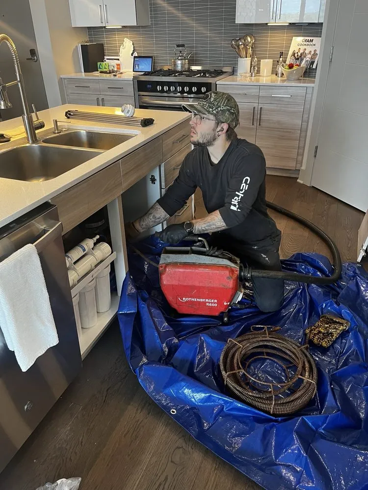 Slide of Prime Drain Cleaning