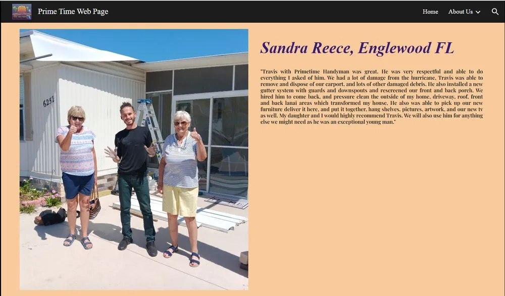 Slide of Primetime Handyman