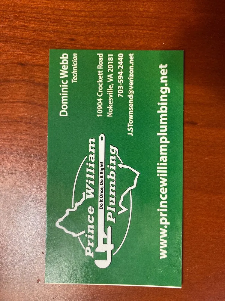 Slide of Prince William Plumbing