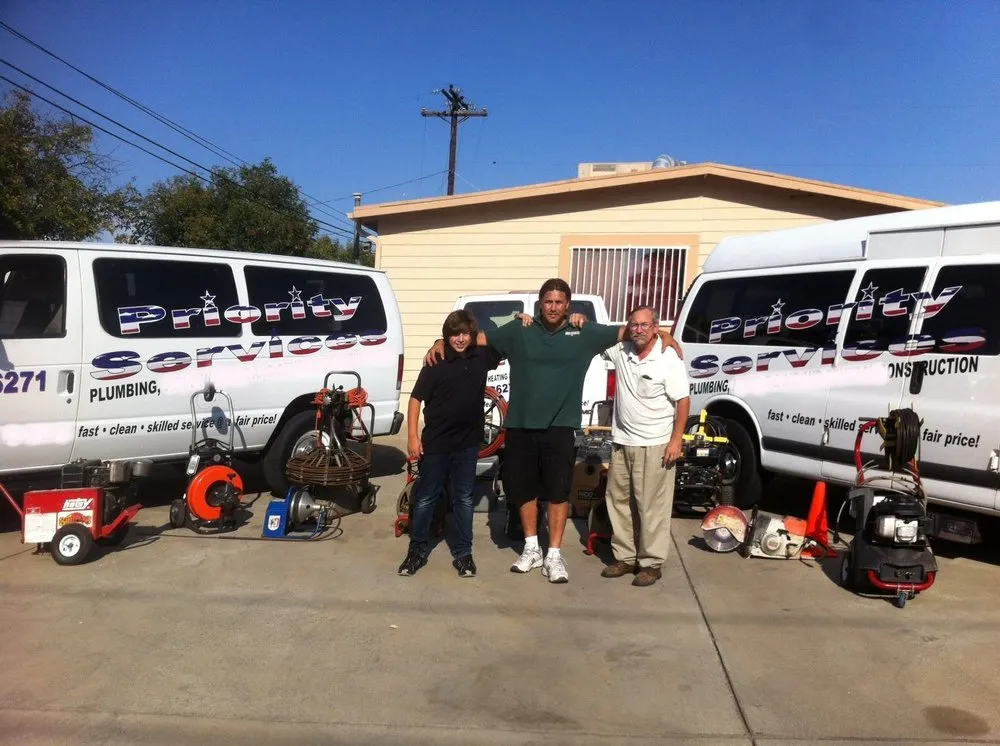 Slide of Priority Plumbing Service