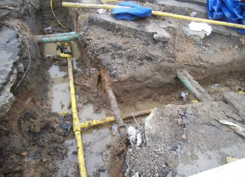 Slide of Private Utility Locating- Unearth Sonoran Desert Locating