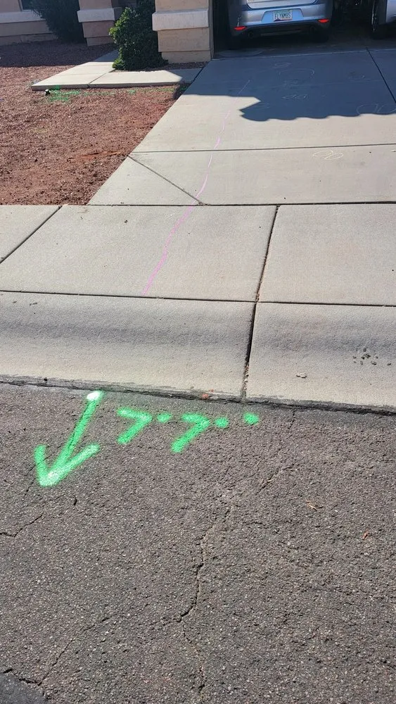 Slide of Private Utility Locating- Unearth Sonoran Desert Locating