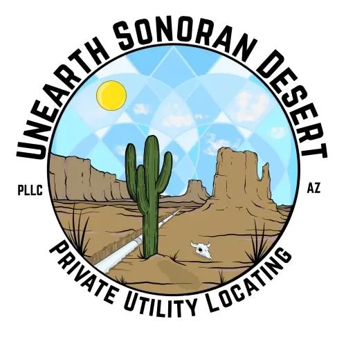 Slide of Private Utility Locating- Unearth Sonoran Desert Locating