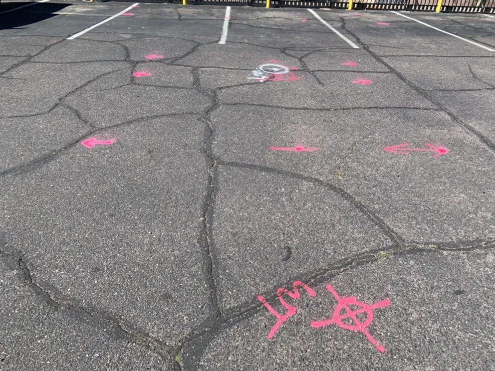 Slide of Private Utility Locating- Unearth Sonoran Desert Locating