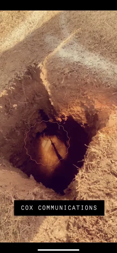 Slide of Private Utility Locating- Unearth Sonoran Desert Locating