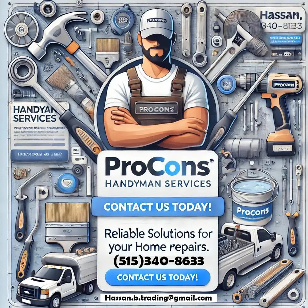 Slide of Pro Cons Handyman Services