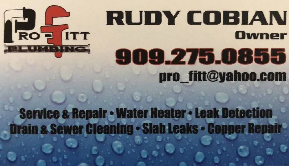 Slide of Pro-Fitt Plumbing