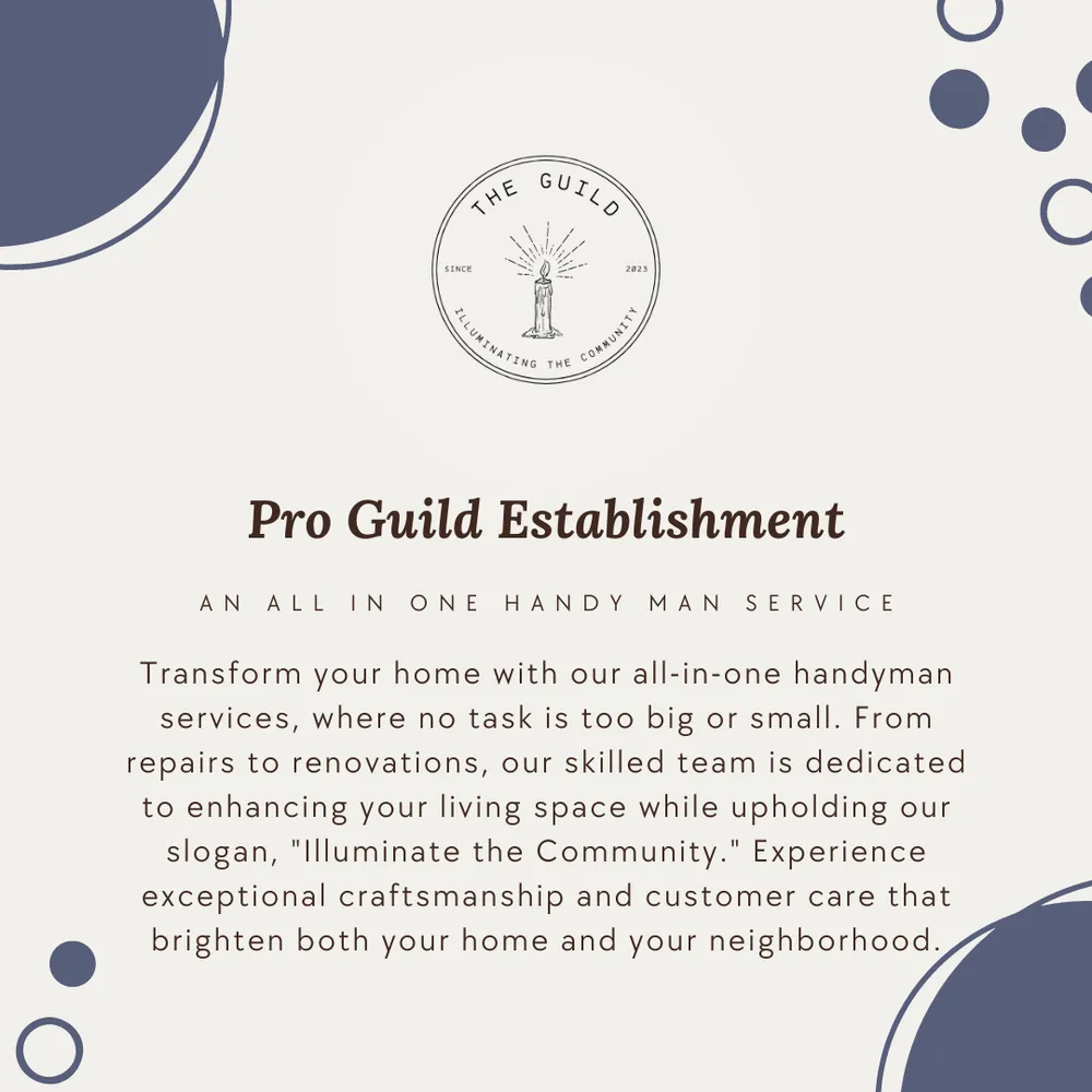 Slide of Pro Guild Establishment