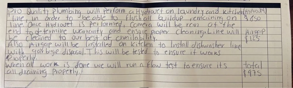 Slide of Pro Quality Plumbing