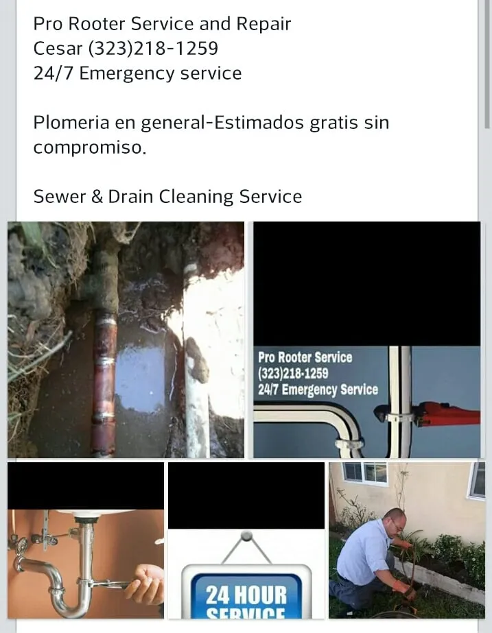 Slide of Pro Rooter Services