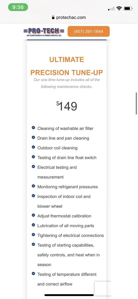 Slide of Pro-Tech Air Conditioning & Plumbing Service